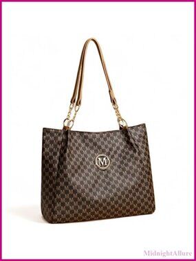 PU Leather Foldable Shoulder Bag Sling Handbag with Multi Interlayers